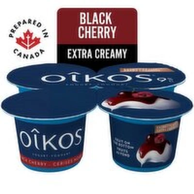 Oikos - Extra Creamy Yogurt Black Cherry, 4 Each