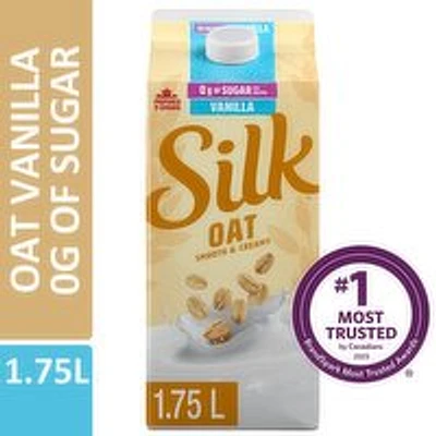 Silk - SILK Oat Milk Alt Vanilla Unsweetene, 1.75 Litre