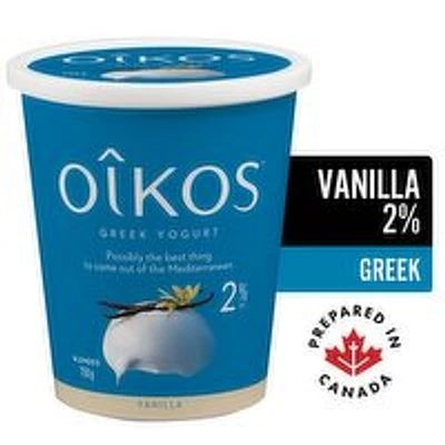 Oikos - Vanilla Greek Yogurt 2% M.F., 750 Gram
