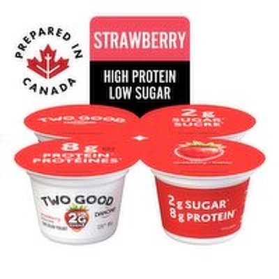 Two Good - Low Sugar Yogurt, Strawberry Flavoured, 380 Gram