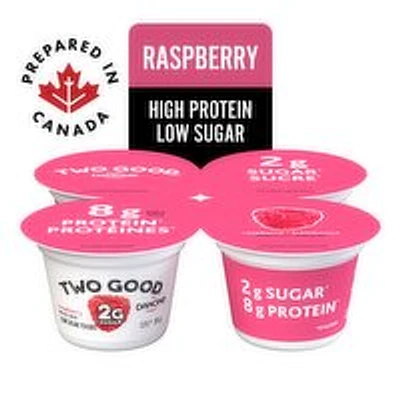 Two Good - Greek Yogurt, Raspberry Flavoured, 380 Gram