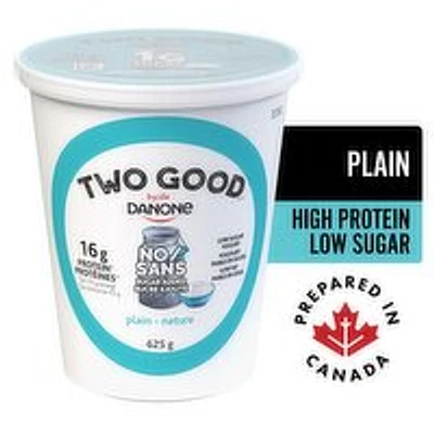 Two Good - Low Sugar Yogurt, Plain, 625 Gram