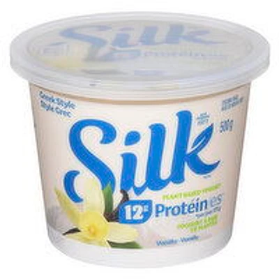 Silk - Protein Plant-Based Greek-style Yogurt, Vanilla, 500 Gram