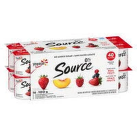 Yoplait - Source Yogurt Strawberry/Peach/Blueberry/Raspberry, 16 Each