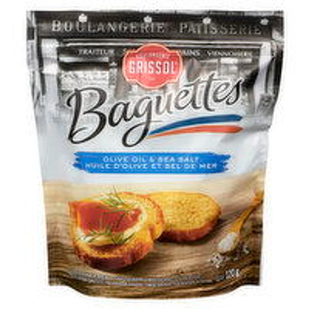 Grissol - Baguettes - Olive Oil Sea Salt, 120 Gram