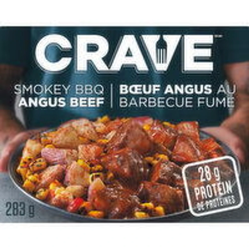 Crave - Smokey BBQ Angus Beef Frozen Meal, 283 Gram