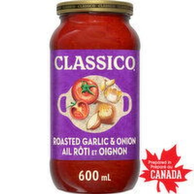 Classico - Classico Roasted Garlic and Onion, 600 Millilitre