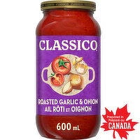 Classico - Classico Roasted Garlic and Onion, 600 Millilitre