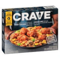 Crave - Crispy Fried Szechuan Chicken With Fried Rice, 300 Gram