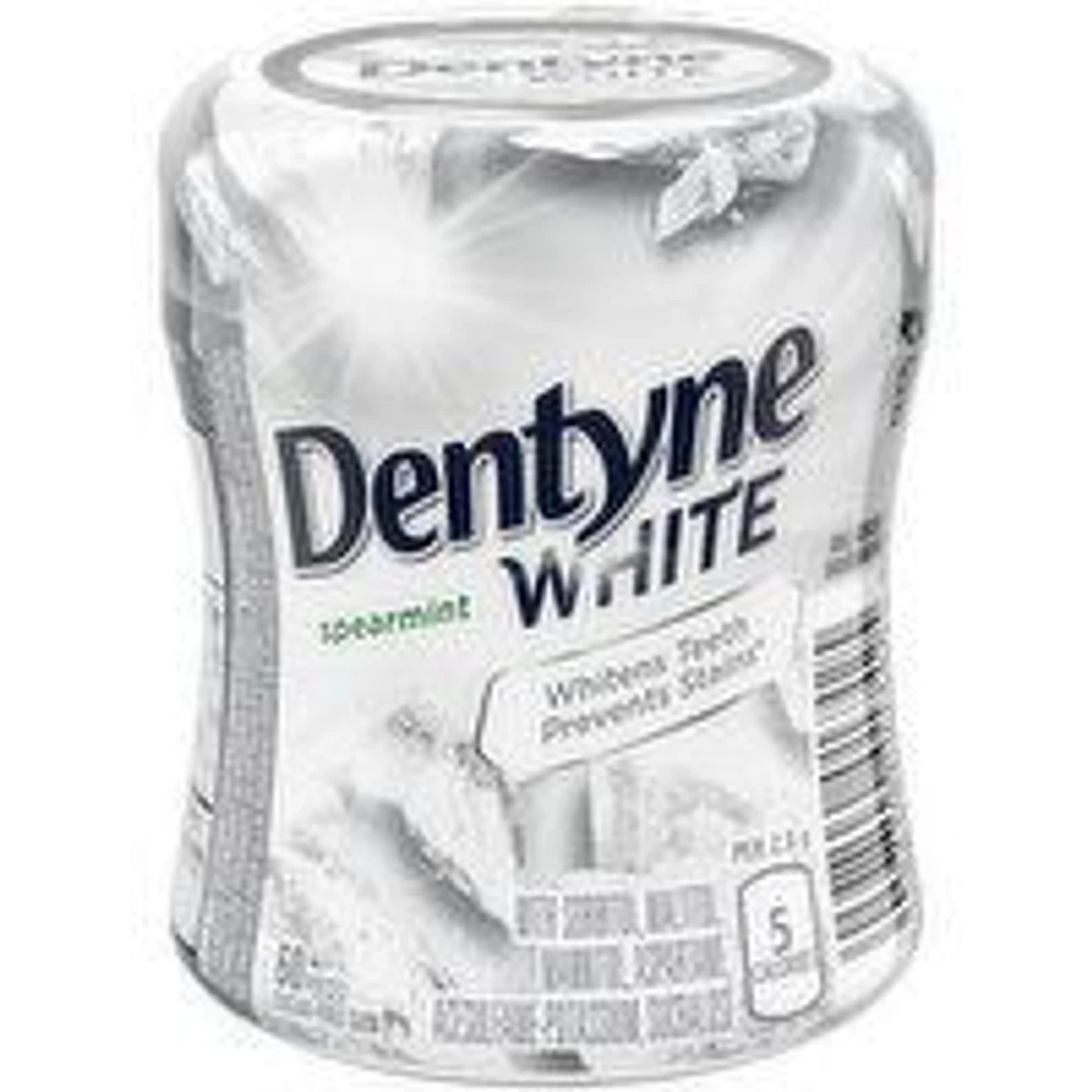 Dentyne - White Spearmint Bottle, 60 Each