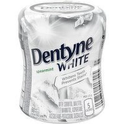 Dentyne - White Spearmint Bottle, 60 Each