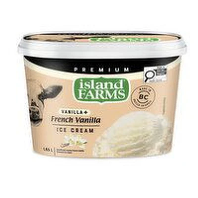 Island Farms - Vanilla Plus Ice Cream - French Vanilla, 1.65 Litre