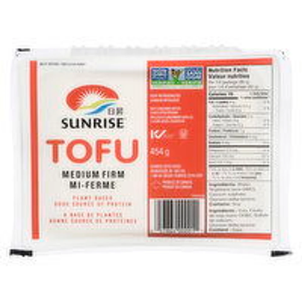 Sunrise - Red Label Medium Firm Tofu, 454 Gram