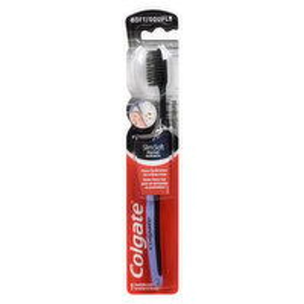 Colgate - SlimSoft Toothbrush - Charcoal, 1 Each