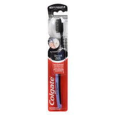 Colgate - SlimSoft Toothbrush - Charcoal, 1 Each