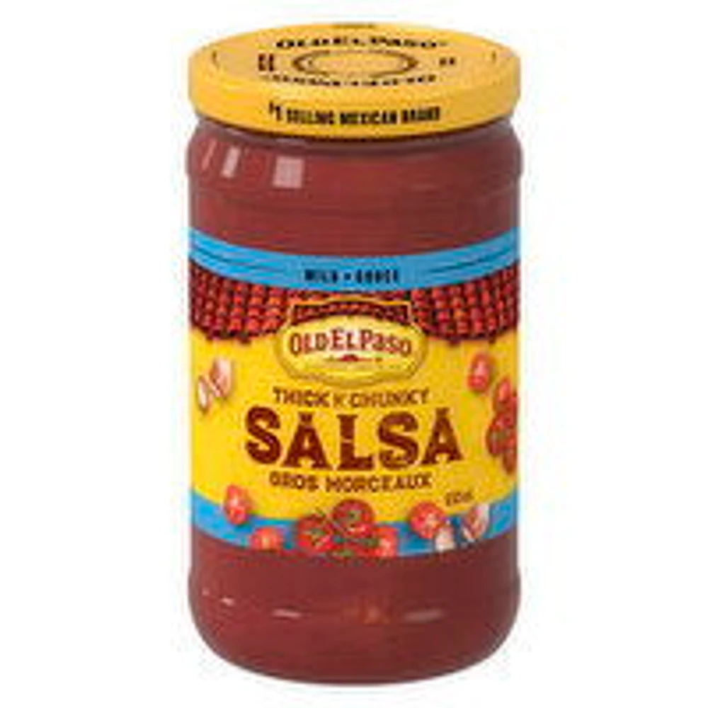 Old El Paso - Thick & Chunky Mild Salsa, 650 Millilitre