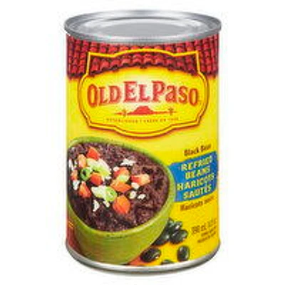 Old El Paso - Refried Black Beans, 398 Millilitre