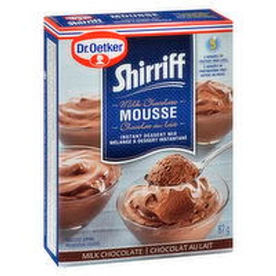 Dr. Oetker - Shirriff Instant Dessert Mix, Milk Chocolate Mousse, 87 Gram