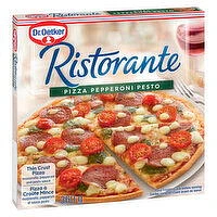 Dr. Oetker - Ristorante Thin Crust Pizza, Pepperoni Pesto, 360 Gram