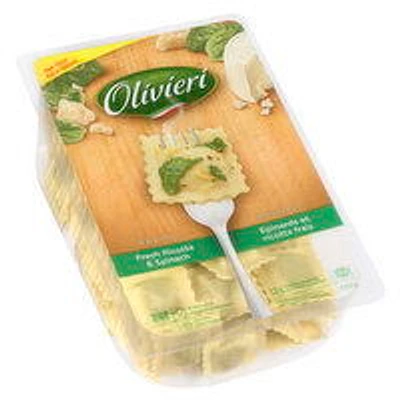 Olivieri - Ravioli Pasta, Ricotta & Spinach, 600 Gram