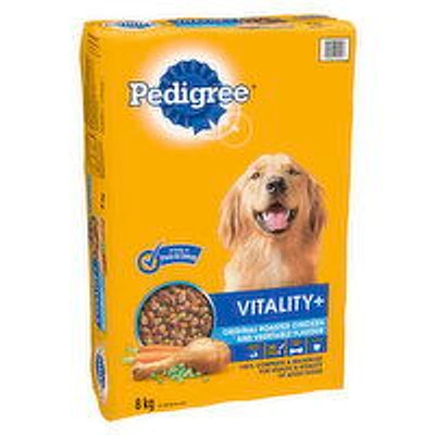 Pedigree - Vitality+ Dog Food Original Flavour, 8 Kilogram