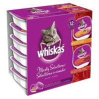 Whiskas - Meaty Selections Pate Variety Pack, 12 Each