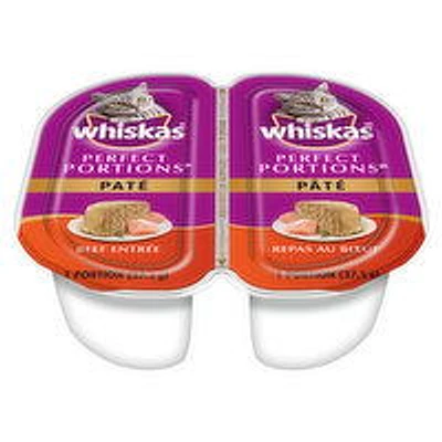Whiskas - Perfect Portions Beef Entree, 2 Each