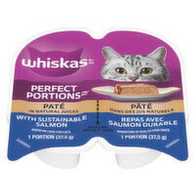 Whiskas - Perfect Portions Salmon Pate, 2 Each