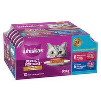 Whiskas - Perfect Portions Seafood Selection, 12 Each