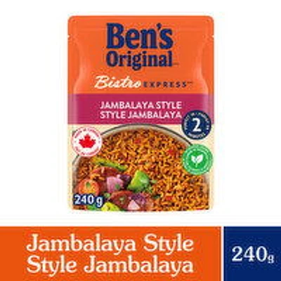 Ben's Original - BISTRO EXPRESS Jambalaya Style Rice Side Dish, 240 Gram