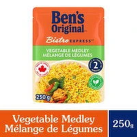 Ben's Original - BISTRO EXPRESS Vegetable Medley Rice Side Dish, 250 Gram
