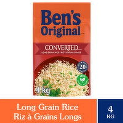 Ben's Original - CONVERTED Long Grain Parboiled Rice Side Dish, 4 Kilogram