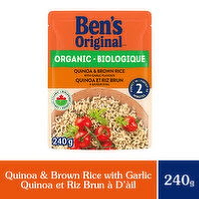 Ben's Original - Organic Quinoa and Brown Rice With Garlic Flavour, 240 Gram
