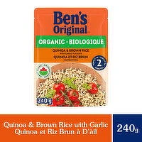Ben's Original - Organic Quinoa and Brown Rice With Garlic Flavour, 240 Gram