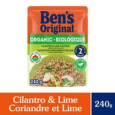 Ben's Original - Organic Cilantro & Lime Flavor Brown Jasmine Rice, 240 Gram