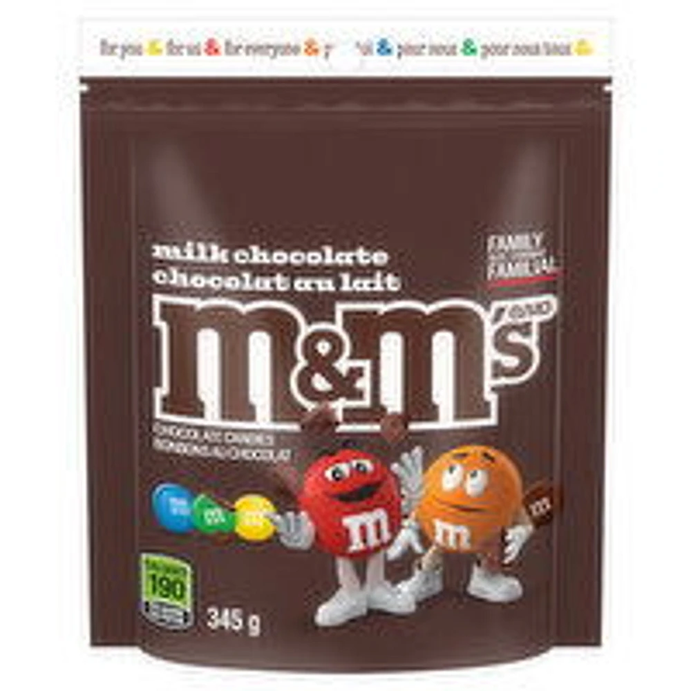 M&MS - Milk Chocolate, 345 Gram