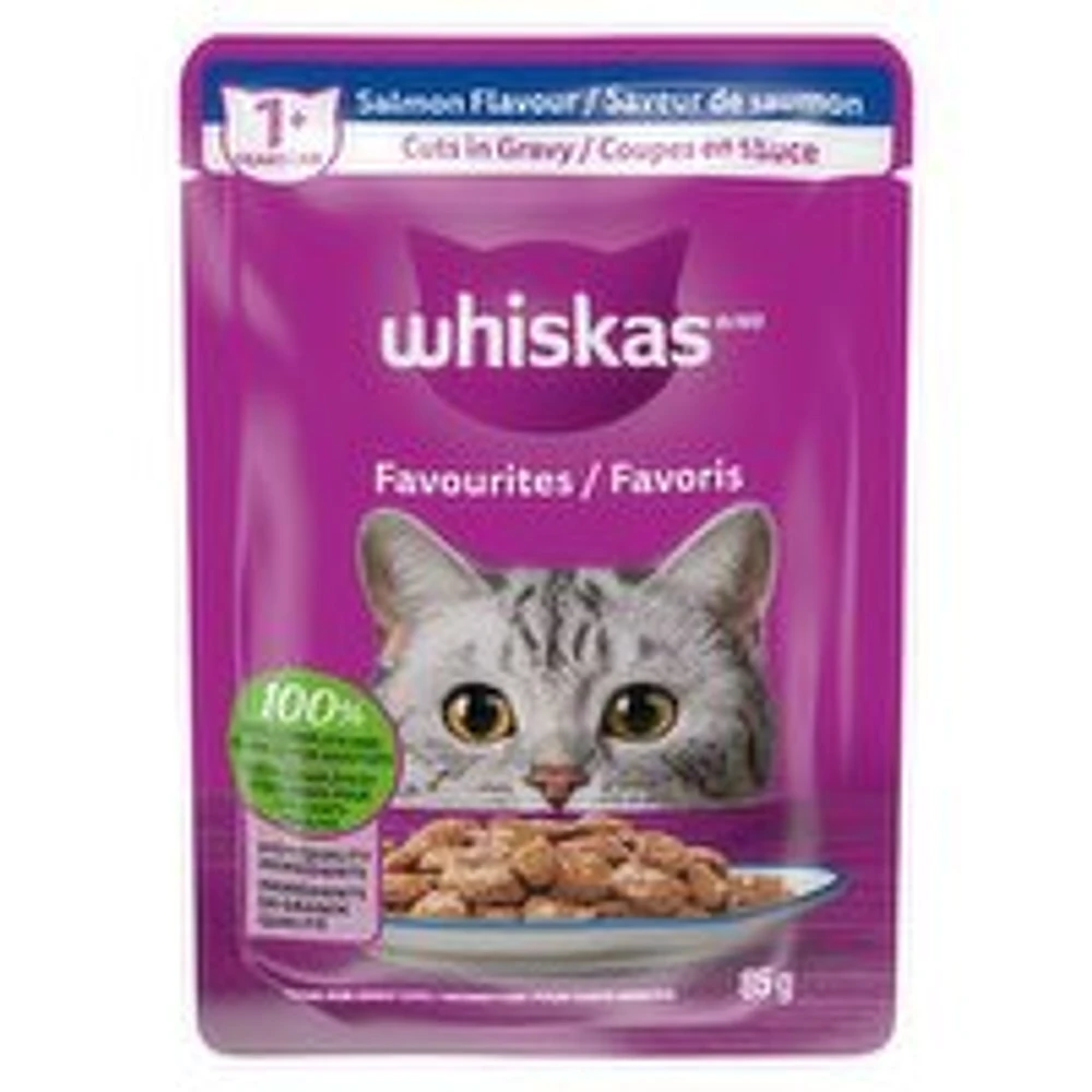 Whiskas - Salmon Flavour Cuts in Gravy, 85 Gram