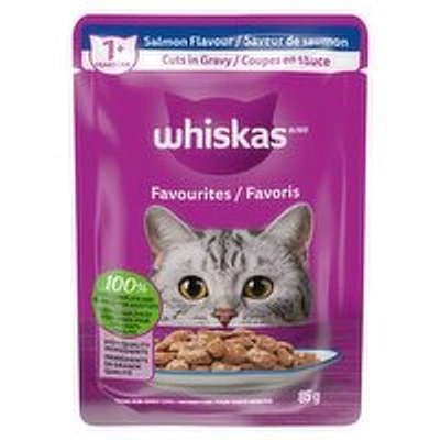 Whiskas - Salmon Flavour Cuts in Gravy, 85 Gram
