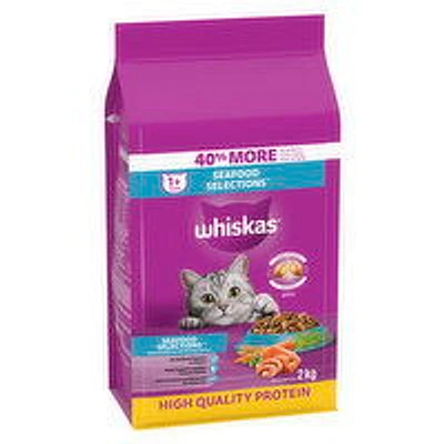 Whiskas - Seafood Selections Cat Food, 2 Kilogram