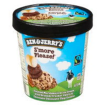 Ben & Jerry's - Smores Please Ice Cream, 473 Millilitre