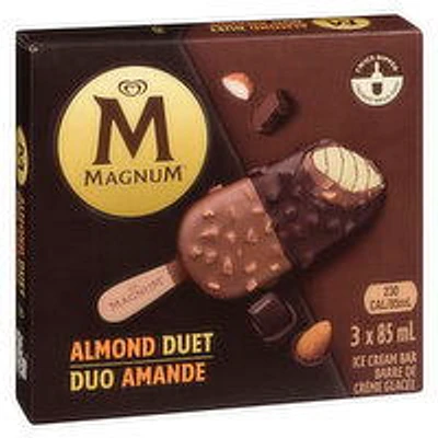 Magnum - Ice Cream Bars, Almond Duet, 3 Each