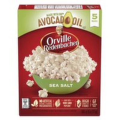Orville Redenbacher - Avocado Oil Popcorn, Sea Salt, 385 Gram