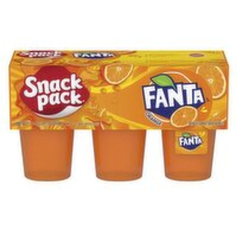Snack Pack - Juicy Gels Fanta Orange, 6 Each
