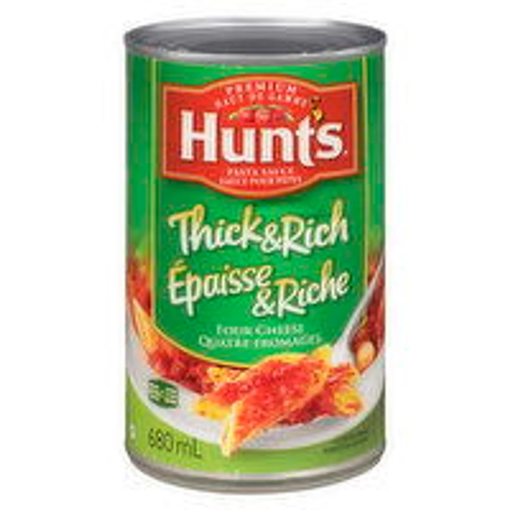 Hunt's - Pasta Sauce, Thick & Rich Four Cheese, 680 Millilitre