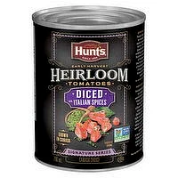HUNTS - Canned Diced Heirloom Tomatoes with Italian Spices, 796 Millilitre