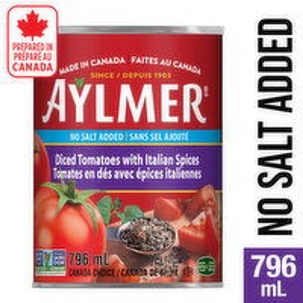 Aylmer - Dice Italian Tomatoes NSA, 796 Millilitre