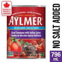 Aylmer - Dice Italian Tomatoes NSA, 796 Millilitre