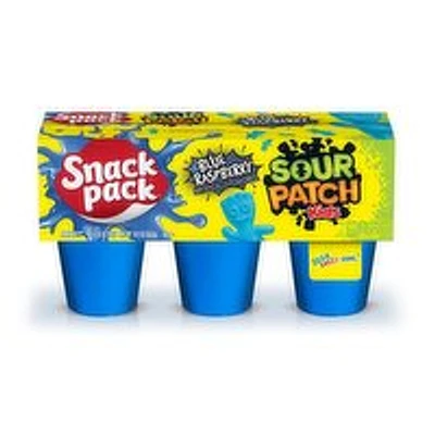 Snack Pack - Juicy Gels Blue Raspberry Sour Patch Kids, 6 Each