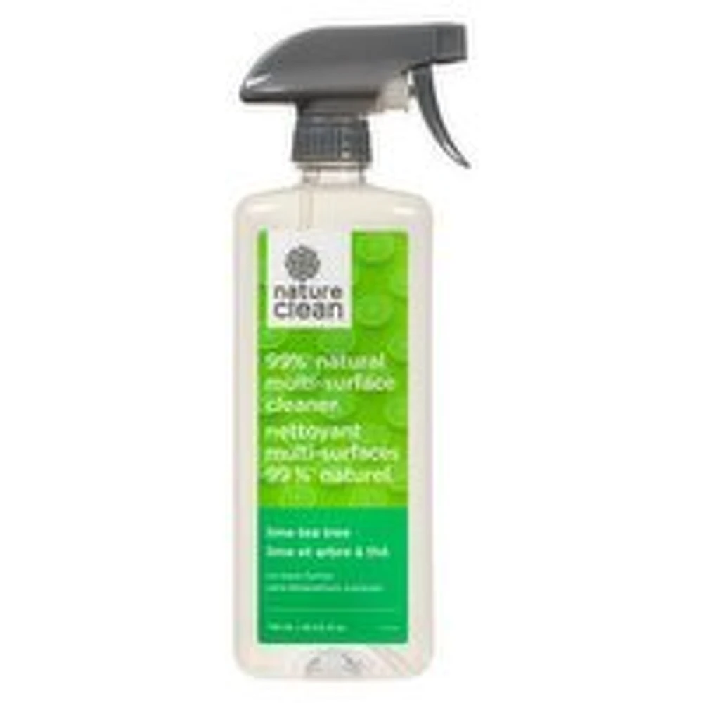 Nature Clean - Multi Surface Spray - Lime Tea Tree, 740 Millilitre