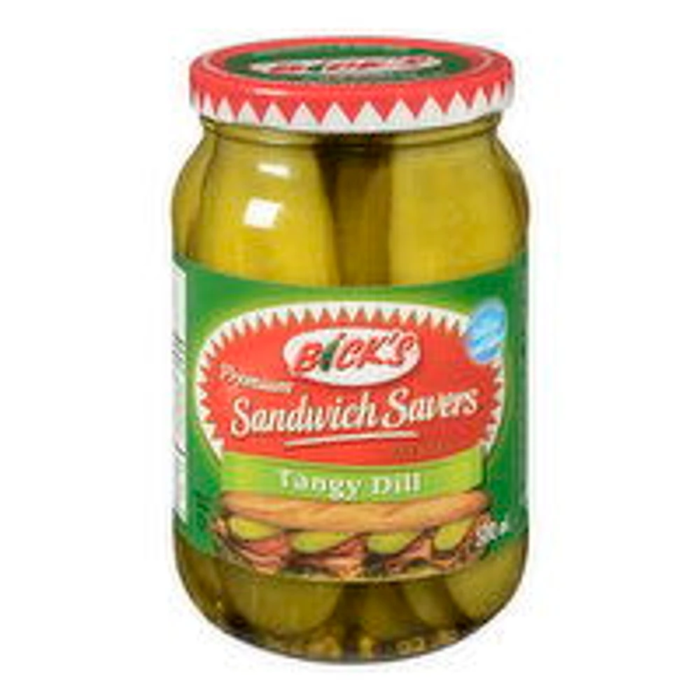 Bick's - Sandwich Savers Tangy Dill Pickles, 500 Millilitre